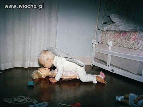 Mały a już wie co dobre 