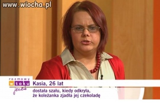 Pierwsza osoba z programu E. Drzyzgi...