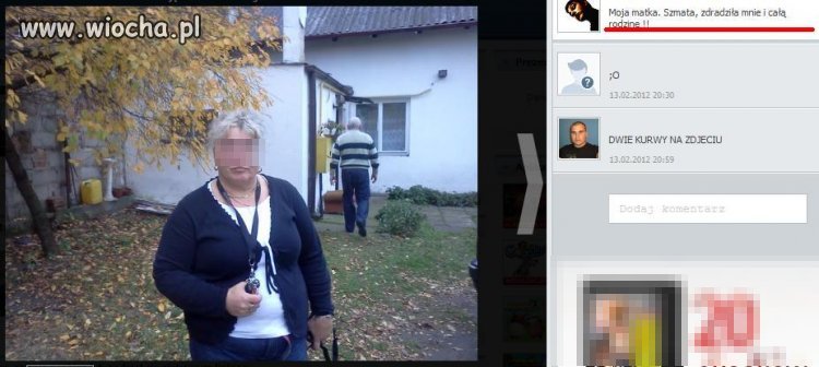 Jak syn może tak napisać o matce