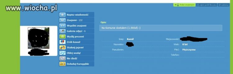 To się pochwalił...