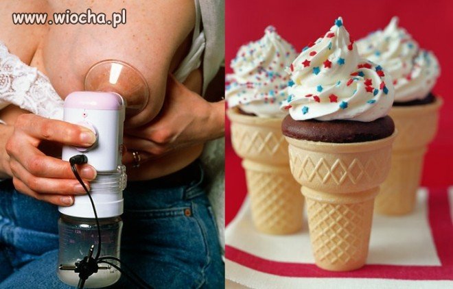 Lody z mleka kobiet