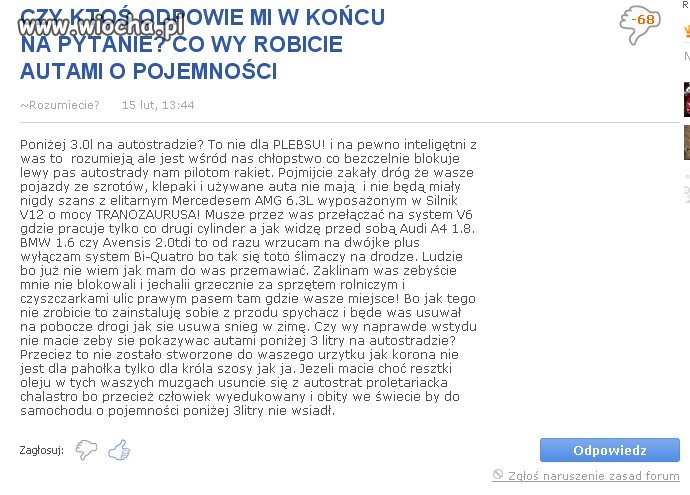 Wyszła słoma z butów...