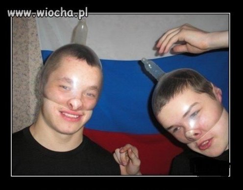 W instrukcji było założyć na główkę i...
