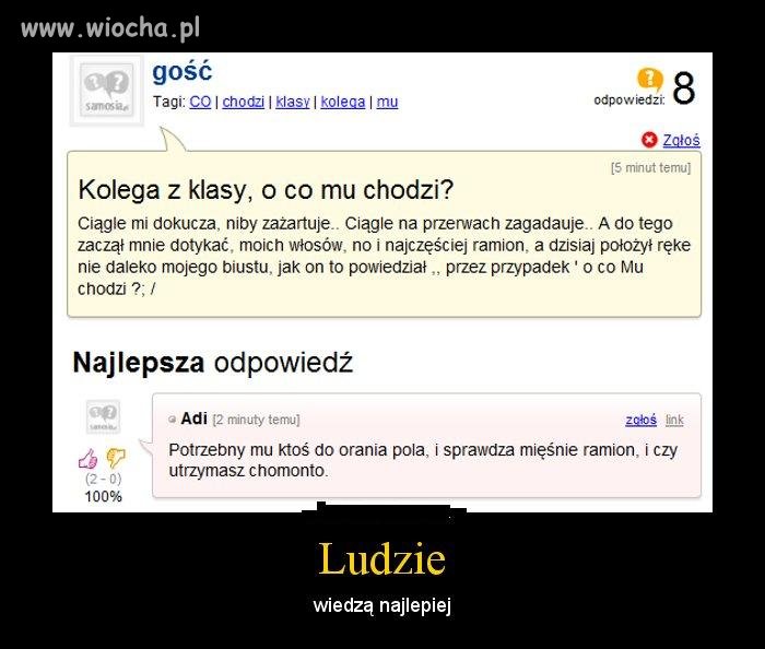 Na głupie pytanie...