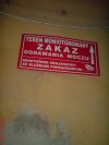 Zakaz  szczania   