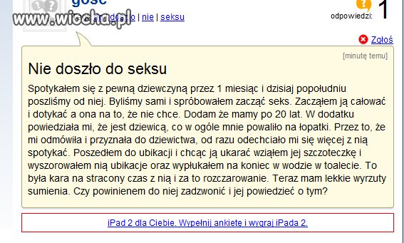 I co tu mądrego powiedzieć...
