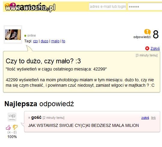Co zrobić żeby powiększyć ilość wyś...