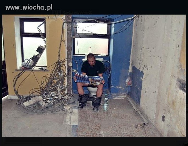 "Przerwa techniczna zasłużonego dekoratora wnętrz"