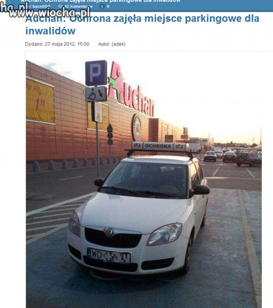 Auchan i wiocha dla Ochrony...
