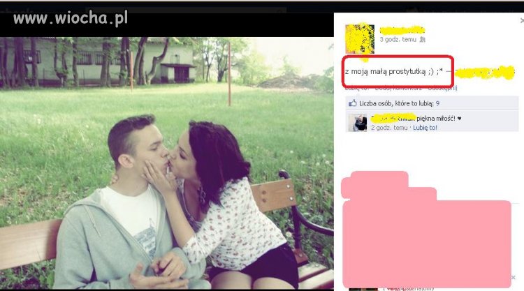Szacunek faceta do swojej dziewczyny...