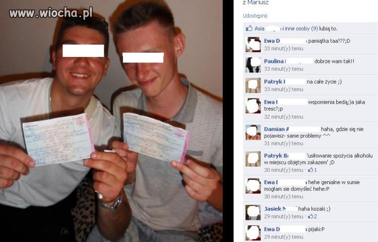 Szpan na mandat na facebooku 