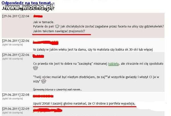 Jak zaczepić dziewczynę...