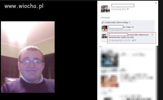 Widać, że koleś ma branie ...
