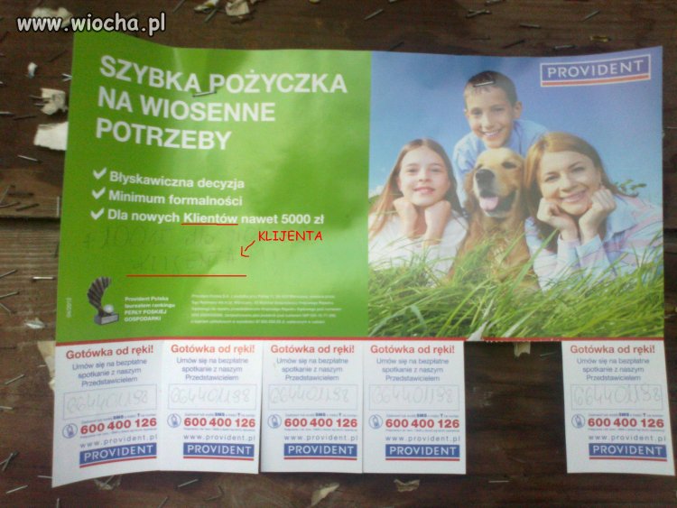 Nie ma to jak znać ortografię.
