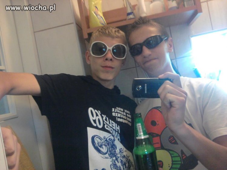 Dzieci z piwem