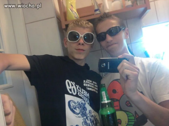 Dzieci z piwem
