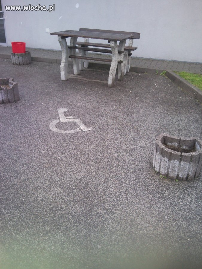 Miejsce parkingowe dla niepełnosprawnych Słowacja
