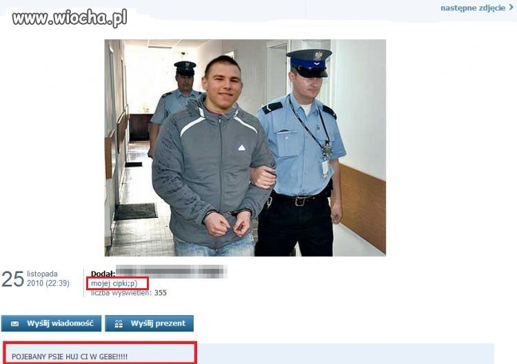 Ziomuś nawet w towarzystwie "psów" ma dobry chumor