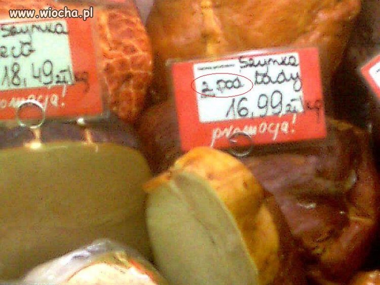 Ortografia w polskich sklepach mnie przeraża...