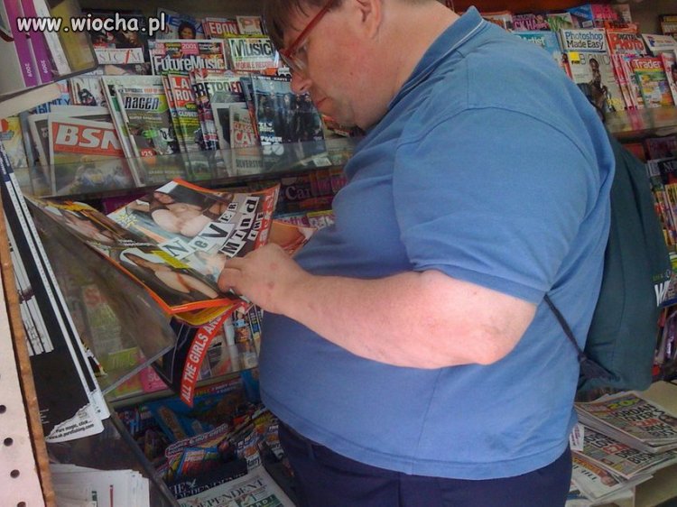 Całe dnie w kiosku...