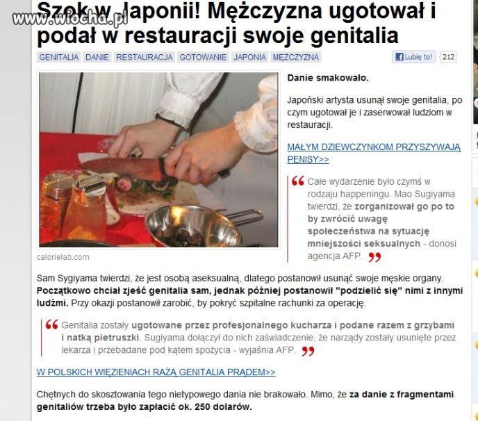 W Japoni mają nieźle nasrane...we łbach