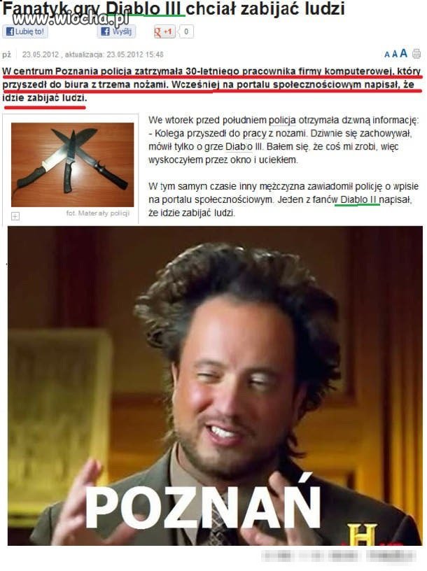 W każdej plotce jest ziarnko prawdy...