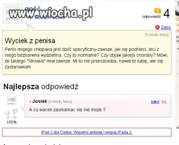 Proste pytanie szczera odpowiedź