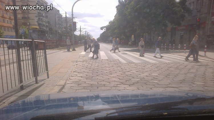 Zabrakło ASFALTU warszawa na euro 