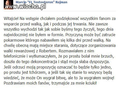 Szczyt, kozak w necie..