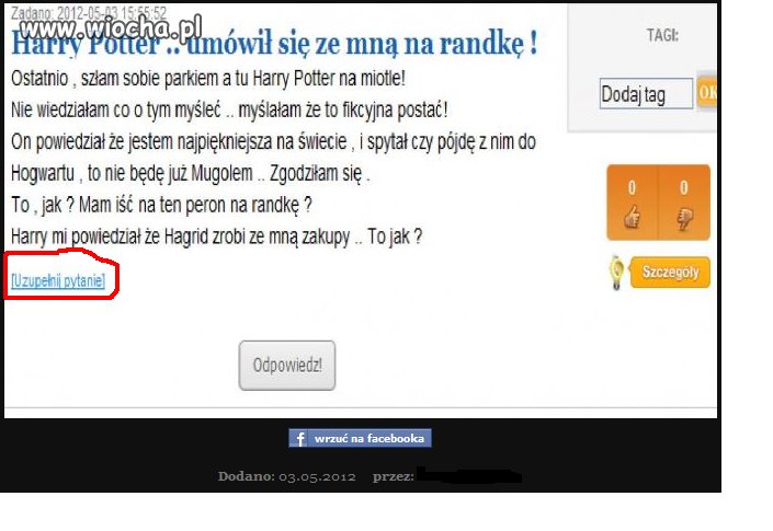 Nie ma to jak dodać notkę utworzoną przez...