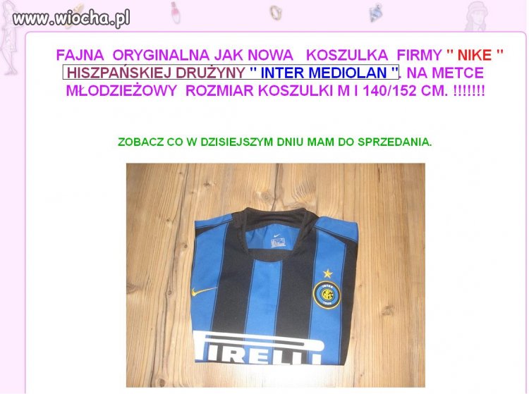 Hiszpańska drużyna Interu Mediolan...