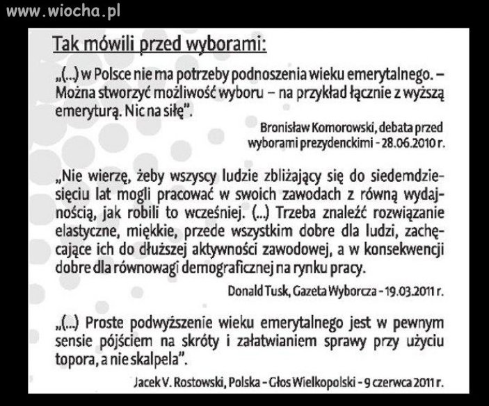 I tak polak głupi znów na nich zagłosuje