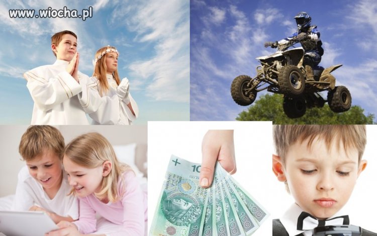 Komunia- sakrament czy zbiórka prezentów?