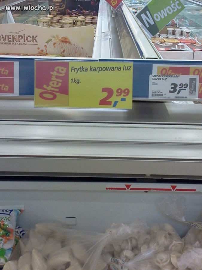 Frytka karpowana luz