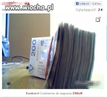 Lans na kasę na portalu erotycznym.