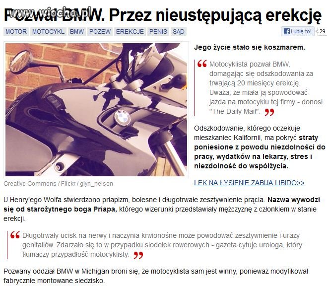 To może ja żonę pozwę ...