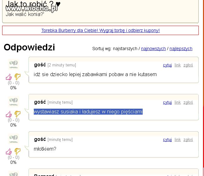 Hmm zastanawia się jak zwalić konia