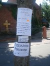 Słup ogłoszeń Wakacje 2009 Ustronie Morskie