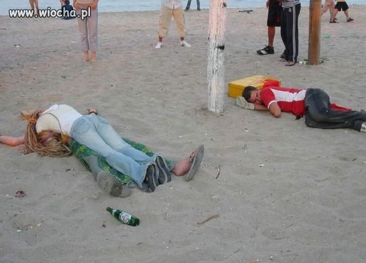 Na gorącej plaży
