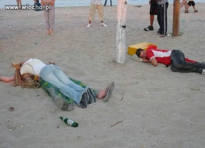 Na gorącej plaży