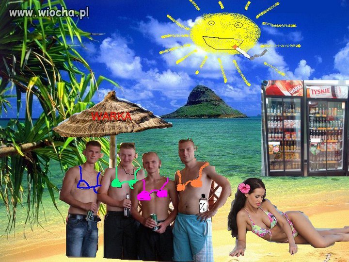 Podpis zdjęcia - "Na Hawajach!"