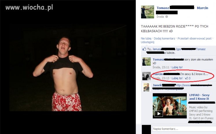 Poniósł go melanż... 