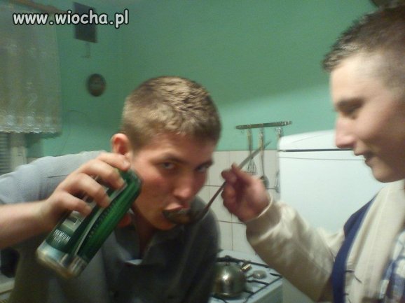 Piwo z chochelki...