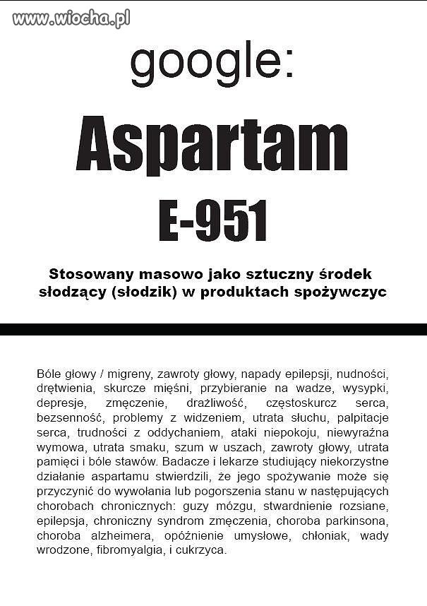 Aspartam,to jest ABSURD co się zowie