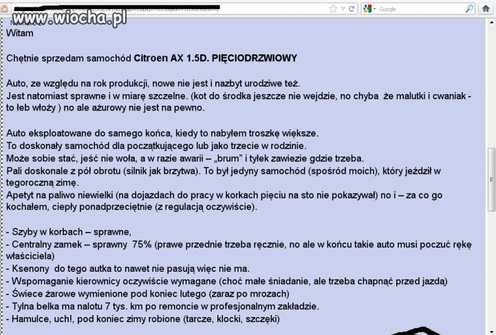 Hahaha  sprzedam samochód 