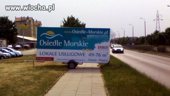 A w Gdyni tak się ustawia reklamy