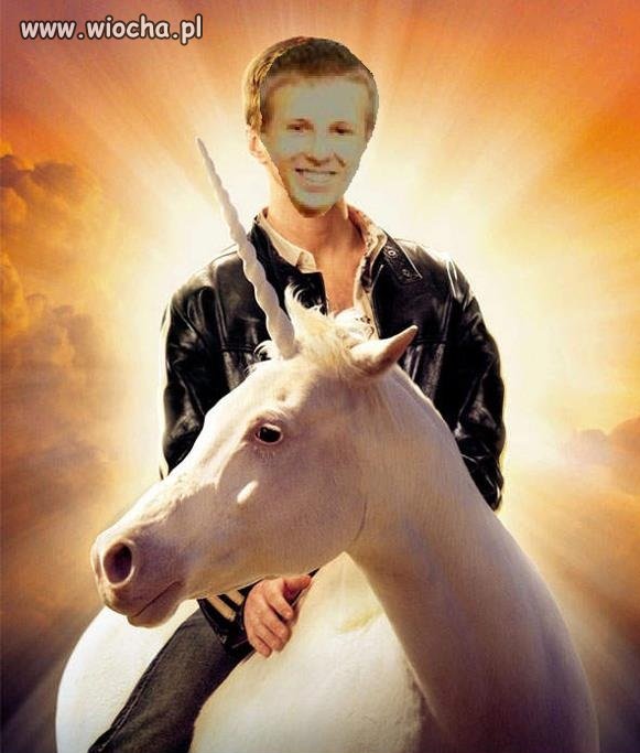 Takie tam na jednorożcu.