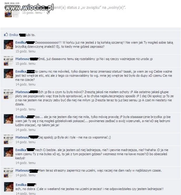To ja, narcyz się nazywam... 
