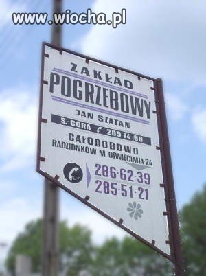 Zakład pogrzebowy dla satanistów?