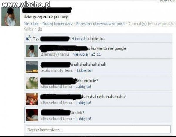 Miała napisać w Google